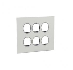 Legrand Arteor White Plate, 2x6 M, 5759 50